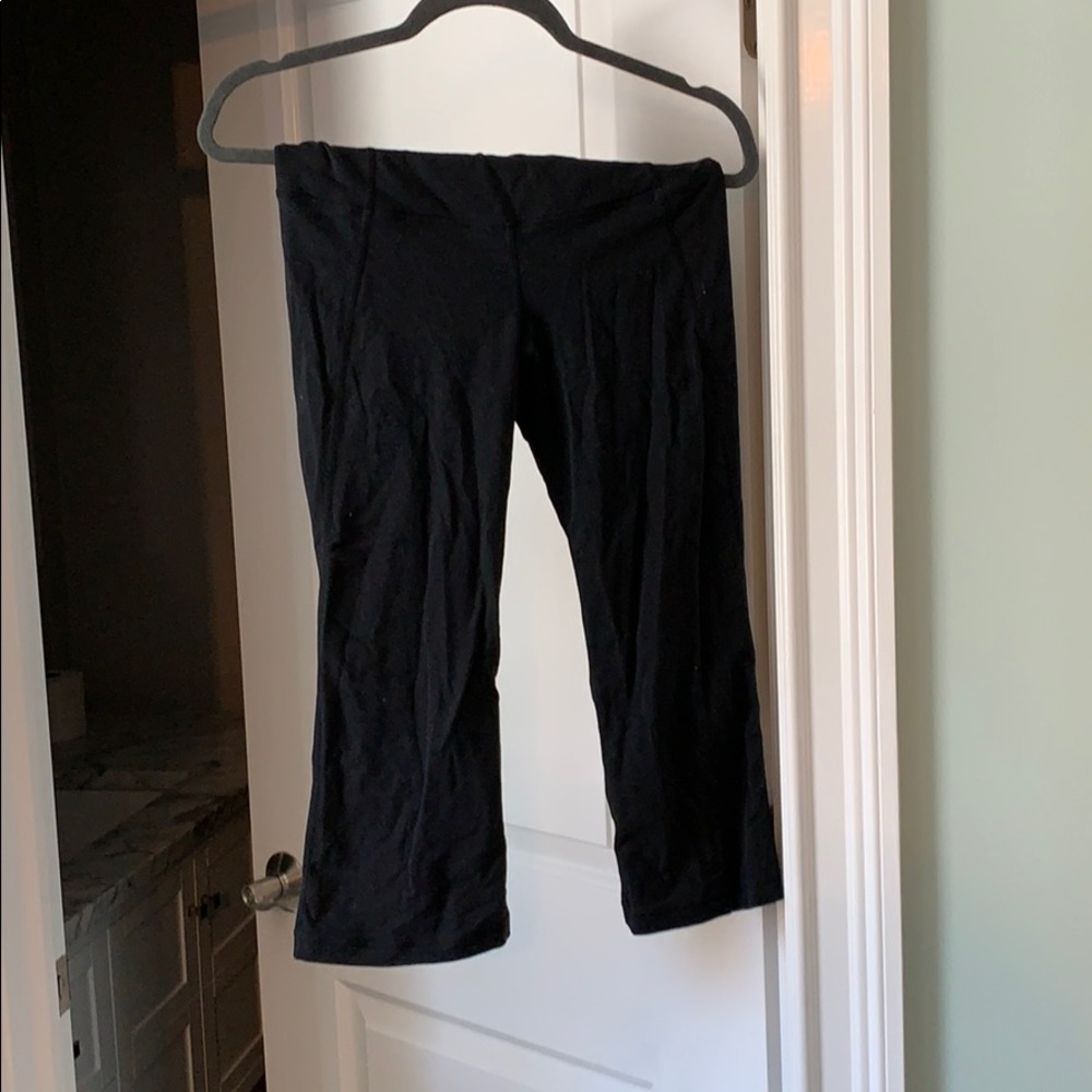 Lulu work our crop leggings